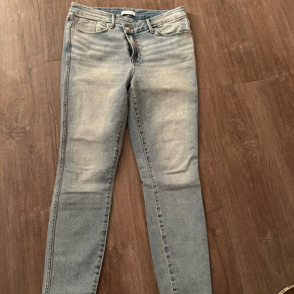 Good American Light Blue Skinny Jeans
